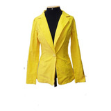 Blazer Feminino Longo Acinturado
