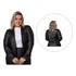 Blazer Feminino Malha Crepe Com Cirrê Lindo!!p M G Gg