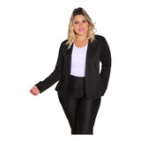 Blazer Feminino Neoprene Plus