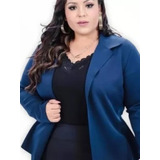 Blazer Feminino Plus Size