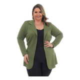 Blazer Feminino Plus Size