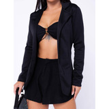 Blazer Feminino Social Com