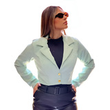 Blazer Feminino Social Curtinho