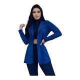 Blazer Feminino Terninho Meia
