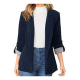 Blazer Jaqueta Feminina Lapel