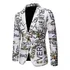 Blazer Masculino Estilo Europeu Slim Fitjaquetas