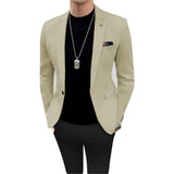 Blazer Masculino Slim Casual