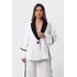 Blazer Oversized Bicolor  Off E Preto Labrava
