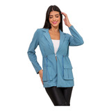 Blazer Parka Femenina Com