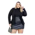 Blazer Plus Size Neoprene Feminino Terninho Moda Evangélica