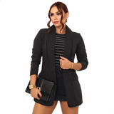 Blazer Social Alfaiataria Feminino