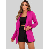Blazer Social Feminina Plus