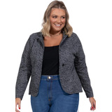 Blazer Terninho Feminino Plus