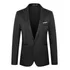 Blazers E Jaquetas Masculinas Casuais De Mangas Compridas
