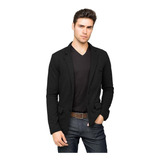 Blazers Masculinos De Moletom Slim Fit Preto Frete Grátis