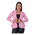 Blezer Casaquinho Com Babado Famenino Neoprene Terninho Top