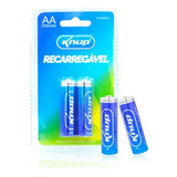 Blister 2 Pilhas Recarregavel
