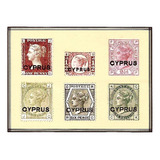 Bloco 11 Chipre Para 100 Anos Do Selo Novo 1980