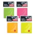 Bloco Adesivo 100 Folhas Tipo Postit 76x76mm Colorido Neon Cor Laranja