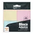 Bloco Adesivo Cor Pastel Para Recados 4 Unidades Com 100 Fls