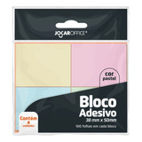 Bloco Adesivo Cor Pastel