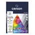 Bloco Canson Colorido Criativo Cards 120g/m2 A3 32fls