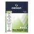 Bloco Canson Layout Margeado 90g Branco A3 C/ 50 Folhas