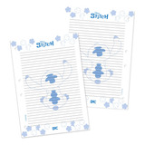 Bloco Fichario Stitch Colegial