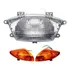 Bloco Óptico Biz 100 Farol C piscas Amarelos 1998 2005