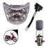 Bloco Otico Led Farol M5 Soquete Honda Biz 125 2013 2014