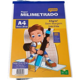 Bloco Papel Milimetrado A4