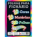 Bloco Para Fichario Universit
