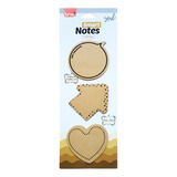 Bloco Smart Notes Tokens Kraft 70x70mm 25fls 3bl Brw