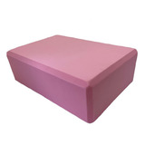 Bloco Tijolo De Pilates Yoga Funcional Em Eva Kit C 2 Peças Cor Rosa