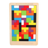Blocos De Montar De Madeira Tetris - Russian Block
