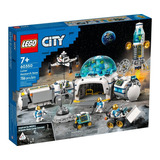 Blocos De Montar Lego City Base De Pesquisa Lunar 786 Peças
