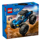 Blocos De Montar Lego City Monster Truck Azul 60402