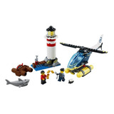 Blocos De Montar Legocity Police Lighthouse Capture 189 Peças Em Caixa