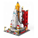Blocos De Montar Space Shuttle - Kit 1000 Peças 6 Em 1