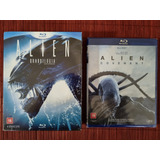 Blu-ray Box Alien Quadrilogia + Alien Covenant Lacrados