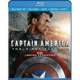 Blu-ray Capitão America O Primeiro Vingador 3d - Ed Limitada