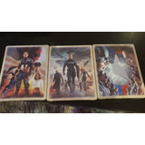 Blu-ray Coleção Capitão América Guerra Civil - 3 Steelbooks