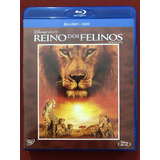 Blu-ray + Dvd - Reino Dos Felinos - Disney - Seminovo