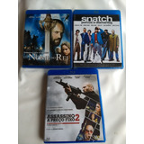 Blu-ray Em Nome Do Rei + Snatch Porcos Diamantes+ Assassino 