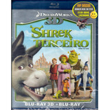 Blu-ray Shrek Terceiro 3d Duplo Original Novo Lacrado Raro!