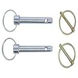 Blue Ox 84 0140 Pino De Retenção De Substituição Da Barra De Reboque 1 27 Cm Incluindo Clipes Para Uso Com Barras De Reboque 2 Peças  Pino De Retenção De Substituição Da Barra De Reboque