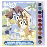 Bluey Prancheta Para Pintar