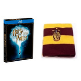 Bluray Harry Potter Box Coleção Completa + Cachecol