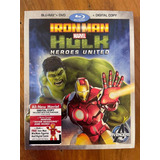Bluray Homem De Ferro E Hulk - Super Heróis Unidos - Marvel
