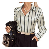 Blusa Camisa Seda